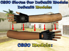 CSGO Gloves for Default Models