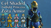 Cel-Shaded Twilight Zora Armor