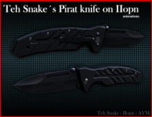 Teh Snake´s Pirat knife on IIopn animations