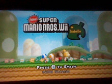 New Super Mario Bros. Wii + Isabelle