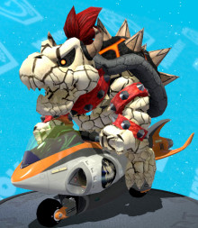 Super Mario Kart Bowser [GameBanana] [Sprays]