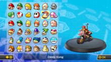 Diddy Kong (Mario Kart Tour) over Lakitu