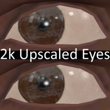 2x Upscaled Eyes