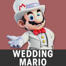 Smash 3C Wedding Mario