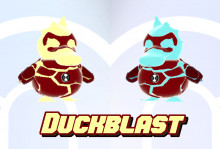 Psyduck X Heatblast = Duckblast