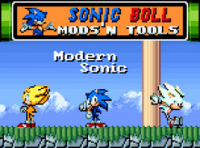 Modern Sonic in Sonic Boll 1.9.3!!