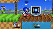 Sonic Mania Shield Monitor