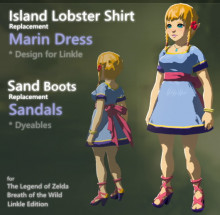 Linkle Lobster Island Shirt replacement