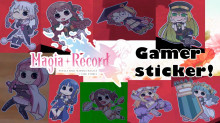Magia Record Gamer stickera