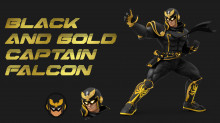 Black and Gold Captain Falcon