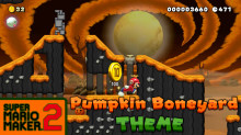 Newer Wii - Pumpkin Boneyard Theme