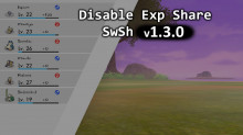 Disable Exp Share (Sword & Shield 1.3.0)