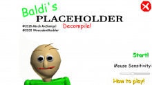 Baldi's Placeholder Decompile!