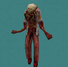 Zombie Player Model For Zombie