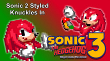 Knuckles Sonic 2 Style