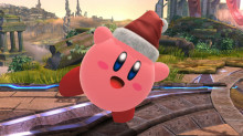 Santa-hat Kirby