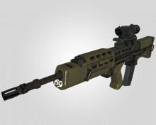 Tigg's L85A1 with SUSAT Scope