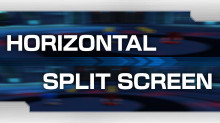 Horizontal Split Screen