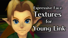 Expressive Face Textures for Young Link