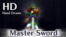 HD Hand-Drawn Master Sword Textures