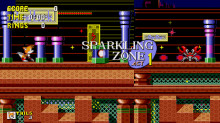 sparkling zone (background + title card)