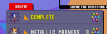 Completed Save Zone Select