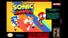 Sonic Mania for SNES (UNFINISHED MUSIC MOD)