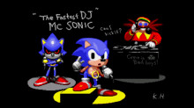 Metal Sonic With Red Eyes
