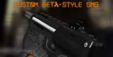 Custom beta-style SMG