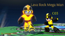 Lava Rock Mega Man