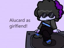 Alucard as girlfriend!