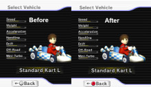 Fixed Character Visual Stats (Vehicle Screen)