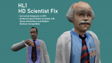 HD Scientist Fix (+ Corrected Hologram Scientist)