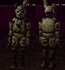 Another Springtrap over Michael