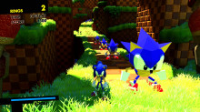 Low poly Sonic replaces Egg Pawns