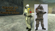 RTB concept art inspired Combine Soldier