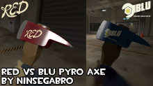 RED vs BLU Pyro axe