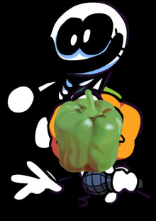 Pump but he's a vegetable