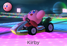 Kirby in MK8 Deluxe