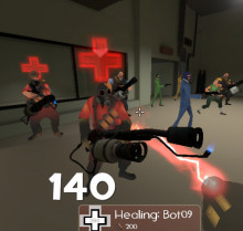 tf2 styled team colored overhead overheal