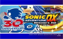 Sonic 30th Anniversary Title Screen