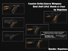 CSS Weapons with Real Half-Life 2 Hands v3.1 Final