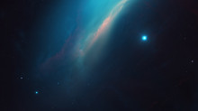 Blue Nebula - SkyBox Texture