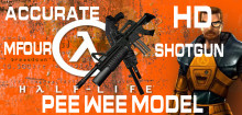 Accurate HD M4 & Shotgun Pee Wee Model