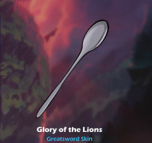 Glory of the Lions but its a Spoon