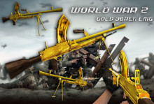 World War II: Gold Bren LMG