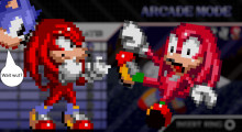 Knuckles in Sonic 1 Knuckles