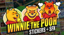 Winnie the Pooh - Stickers + SFX