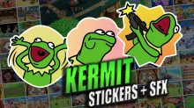 Kermit - Stickers + SFX