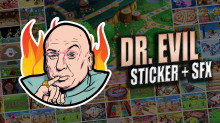Dr. Evil - Stickers + SFX